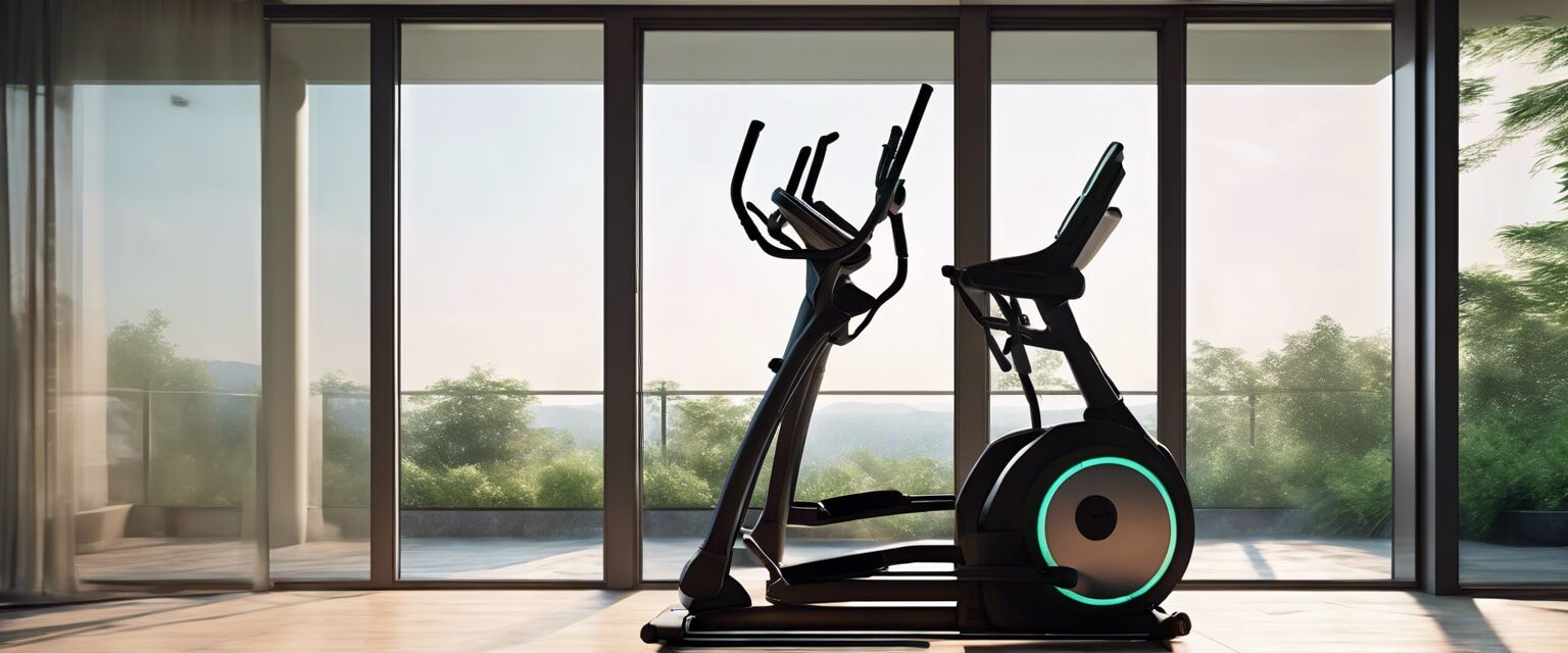 Elliptical machine for workout