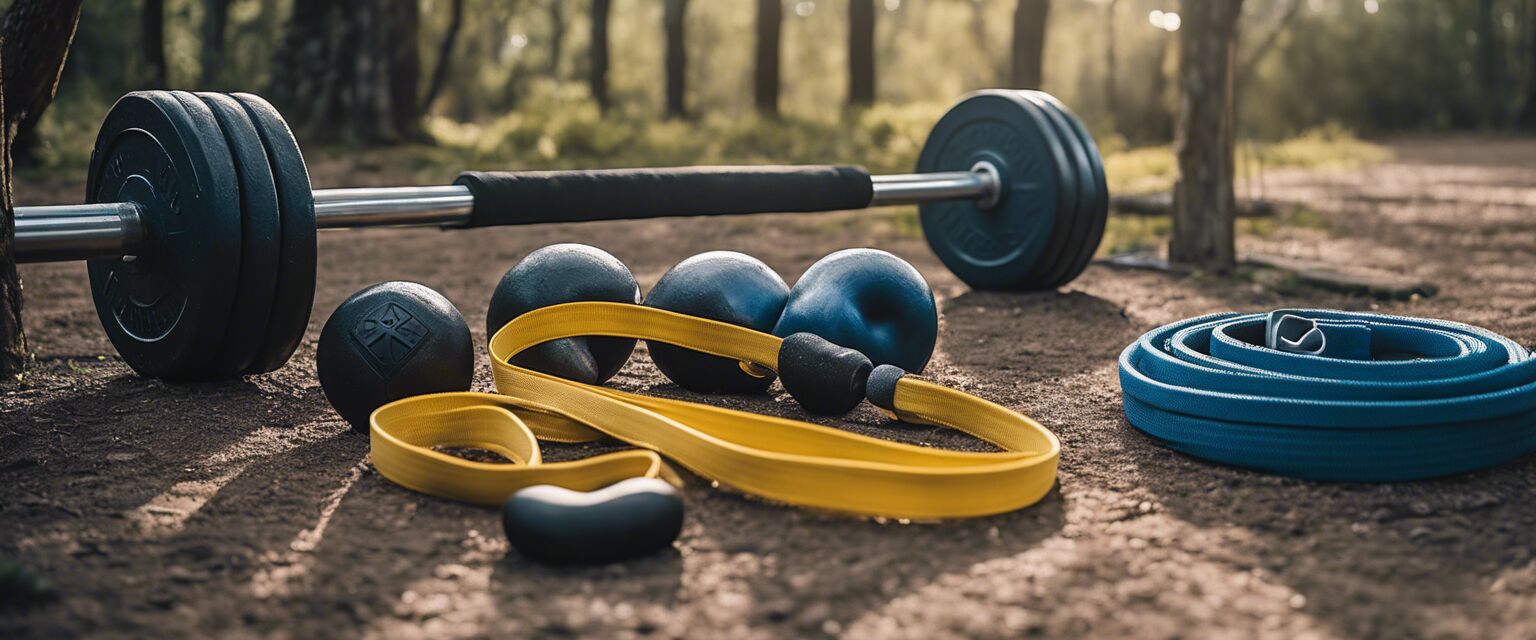 Weightlifting equipment for outdoor workouts